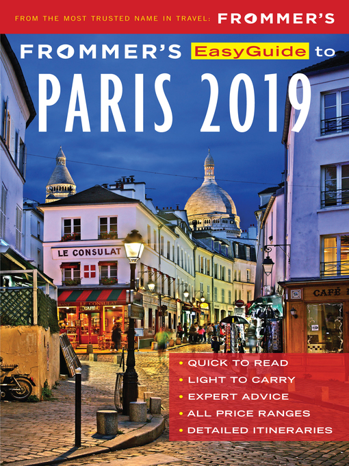 Title details for Frommer's EasyGuide to Paris 2019 by Anna E. Brooke - Available